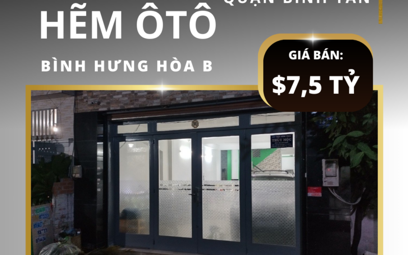 Bán nhà đúc 3,5 tấm – Liên khu 4-5, Bình Tân